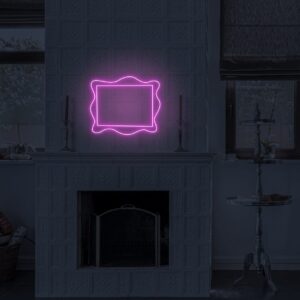 Pink Frame Neon Sign