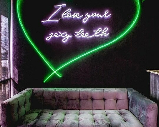 i love your sexy teeth neon sign