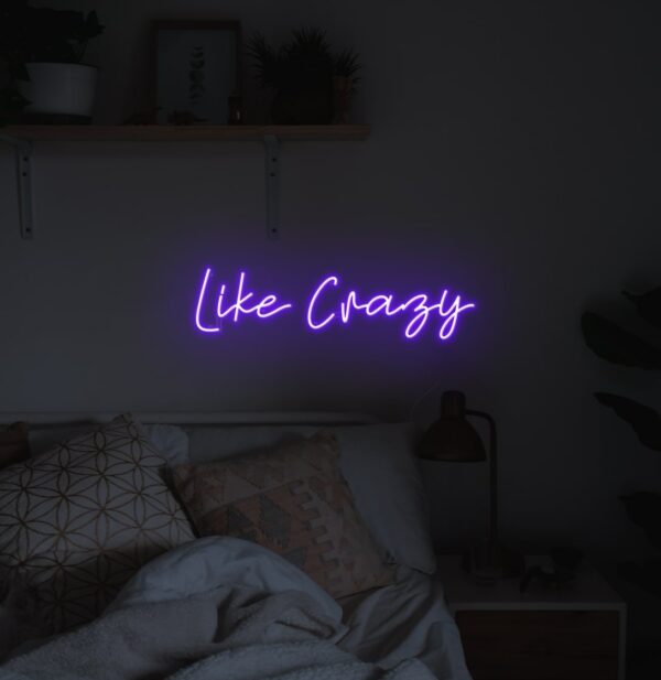 purple neon signs for bedroom