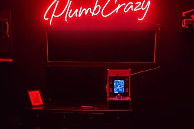 Red Gaming Room Led Neon Light Is Brightening The Space