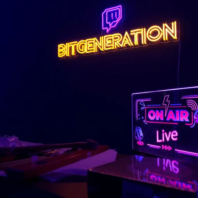 Twitch Steamer Led Neon Lights For Gaming Room