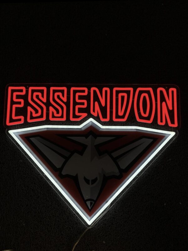 Essendon Bombers AFL football neon sign