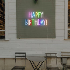 Happy Birthday Party Decor Neon Light-day-version