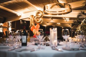 birthday party table decor balloon