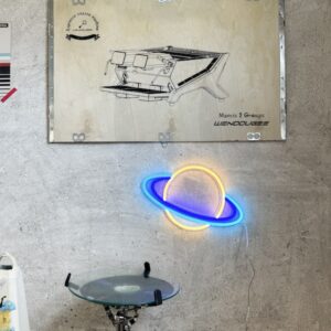 Saturn cafe Decor Neon Sign