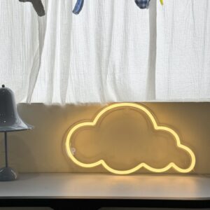cloud soft white neon sign