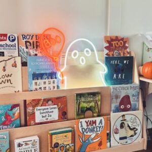 Halloween ghost neon sign cute room decor