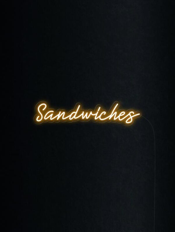 Sandwiches Restaurant Decor Neon Sign - Image 3