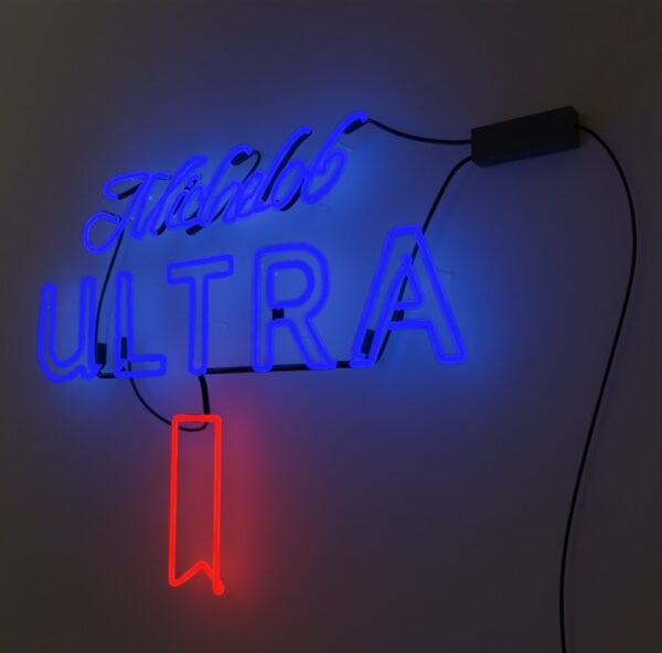 Michelob Beer Logo glass neon sign