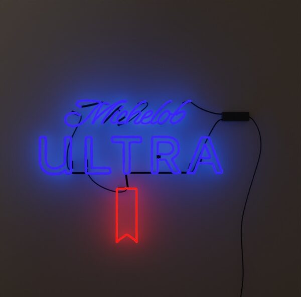 Michelob Beer Logo glass neon sign blue neon