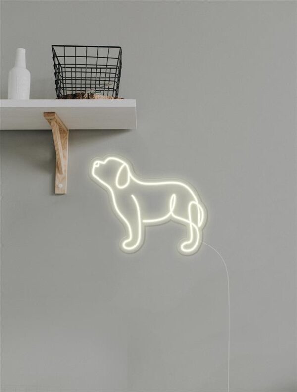 cute dog neon sign home decor