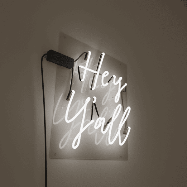 hey yall neon sign light home decor