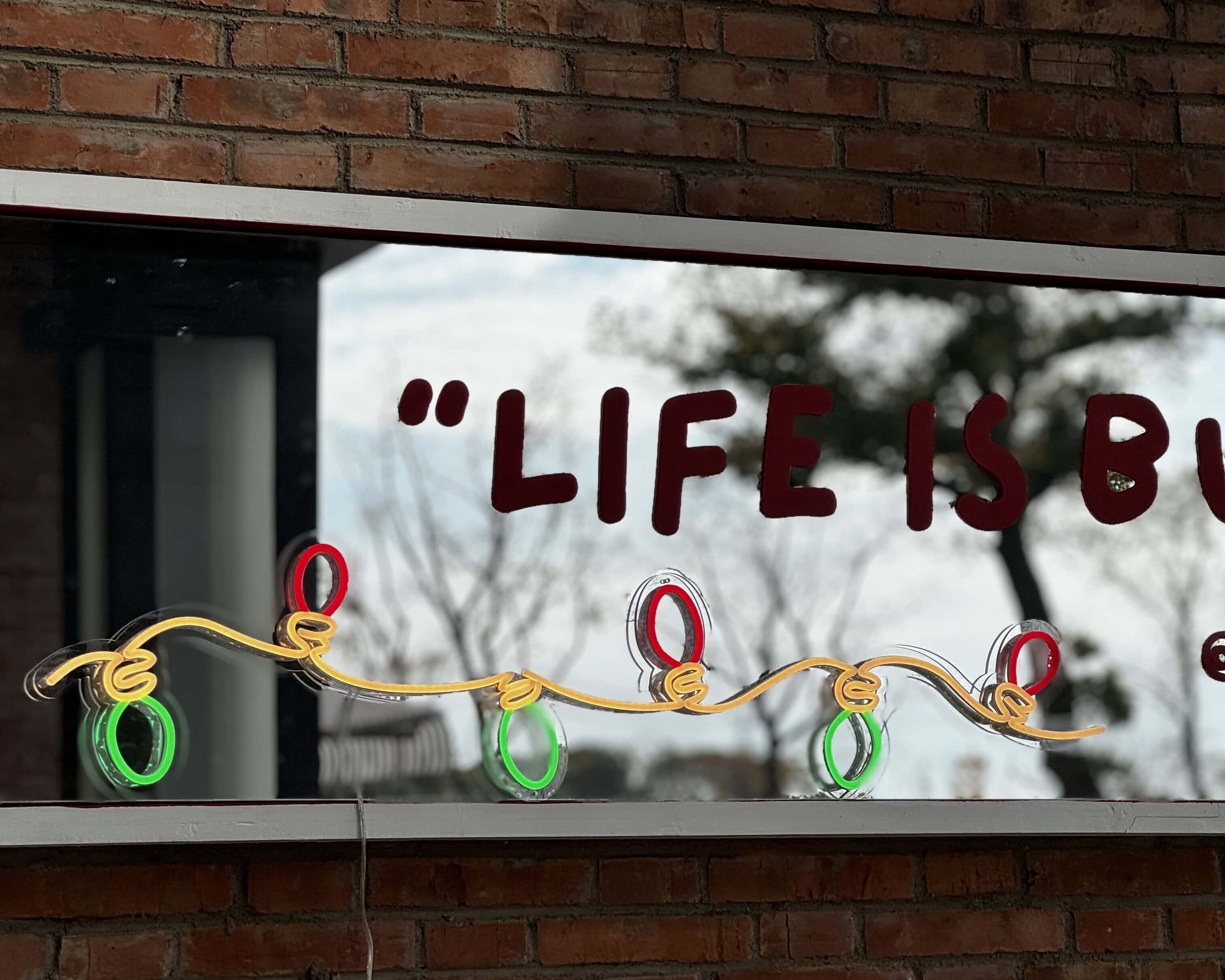 Christmas Lights Garland neon sign christmas decor