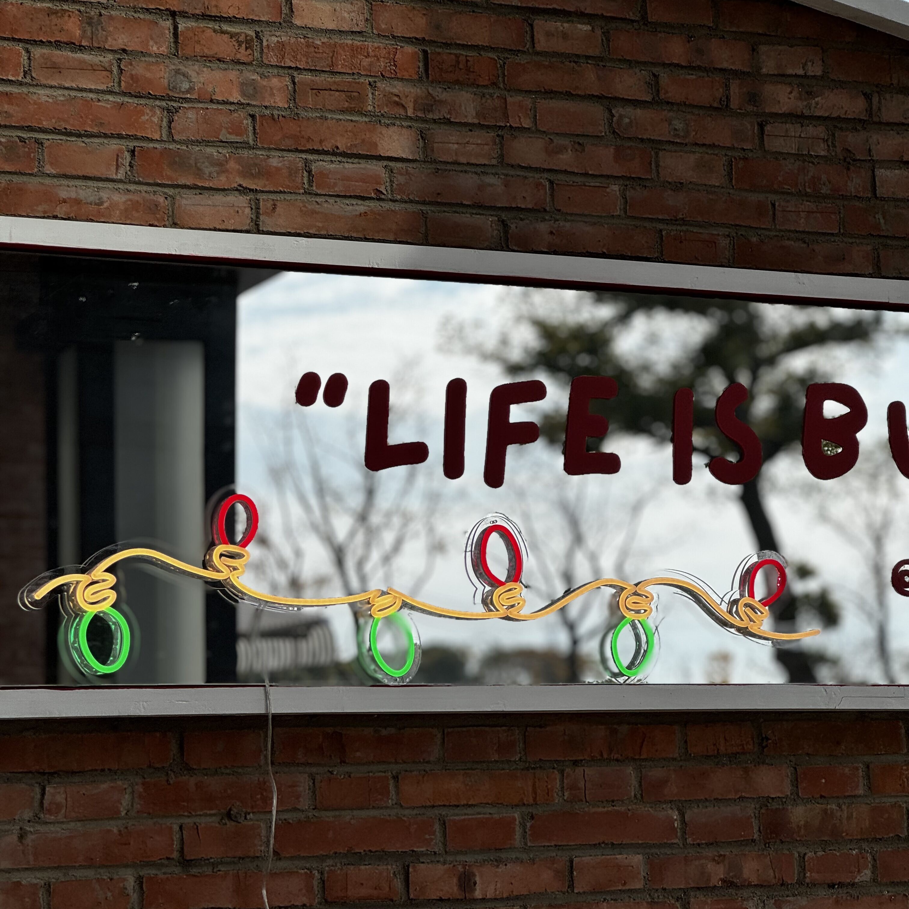 Christmas Lights Garland neon sign christmas decor