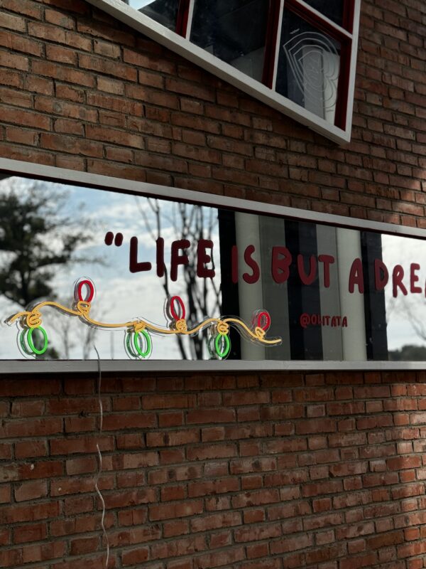 Christmas Lights Garland neon sign holiday vibe party decor