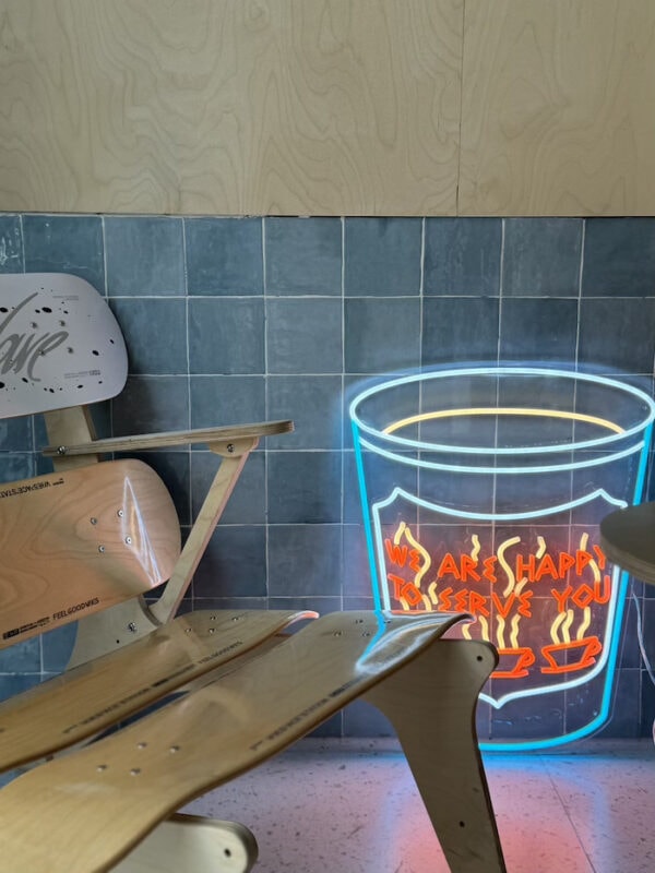 NYC Coffee Cup Neon Sign