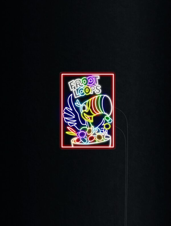 Froot Loops Cereal Neon Sign - Image 3
