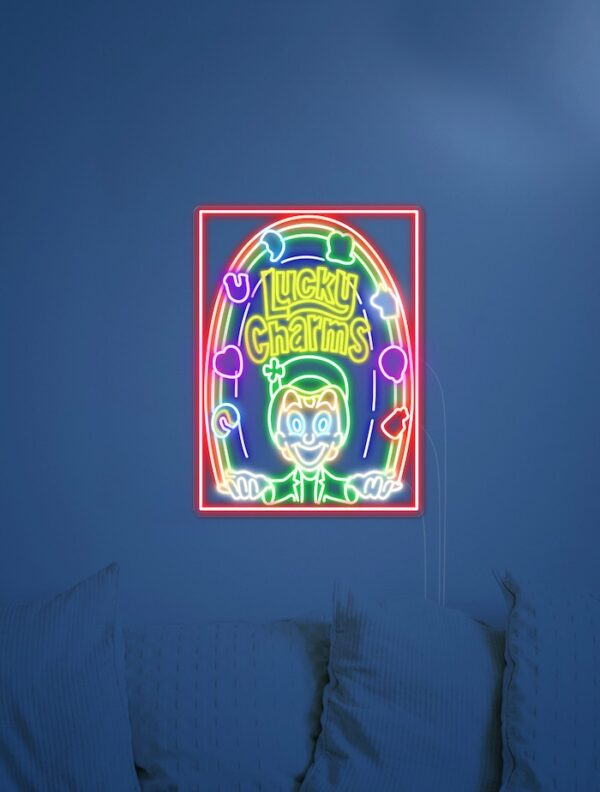 Lucky Charms Cereal Neon Sign - Image 2