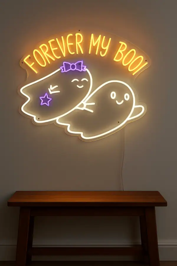 Forever My Boo Neon Sign - Image 2