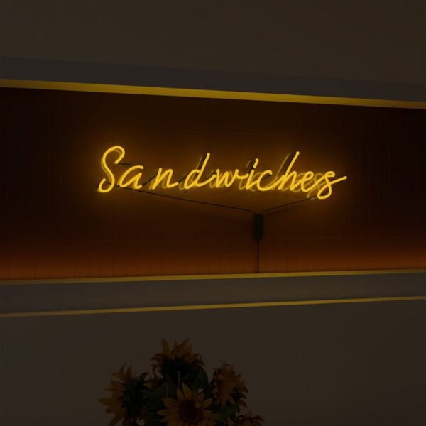 Sandwiches Restaurant Decor Vintage Neon Sign - Image 2