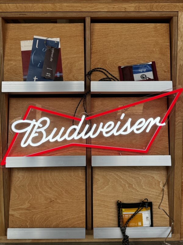 budweiser bar led neon sign