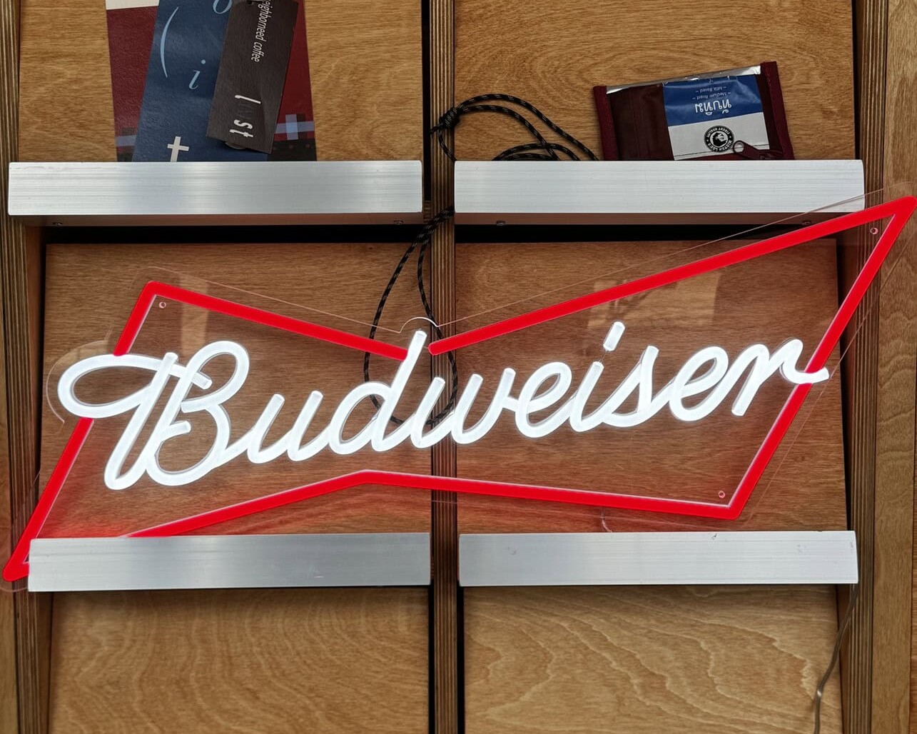 budweiser bar led neon sign