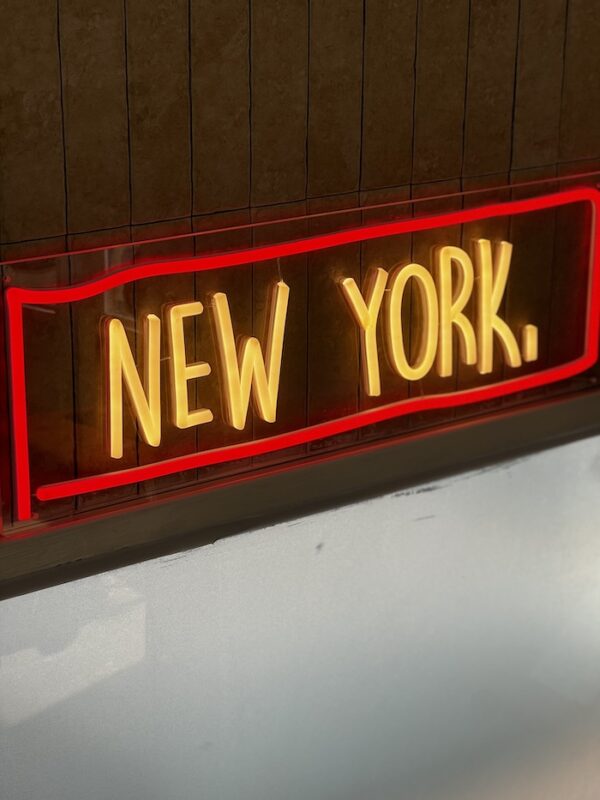 New York iconic city neon sign home decor