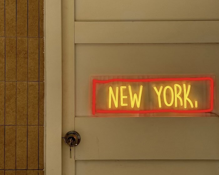 new york neon light home decor living room