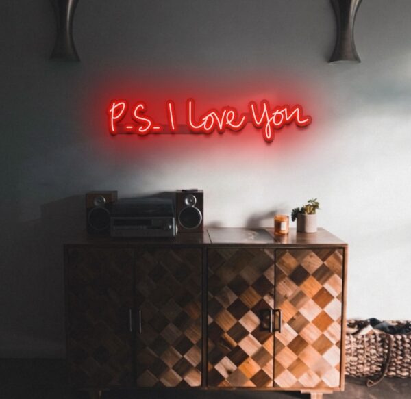 P.S. I love you Neon Sign love neon sign