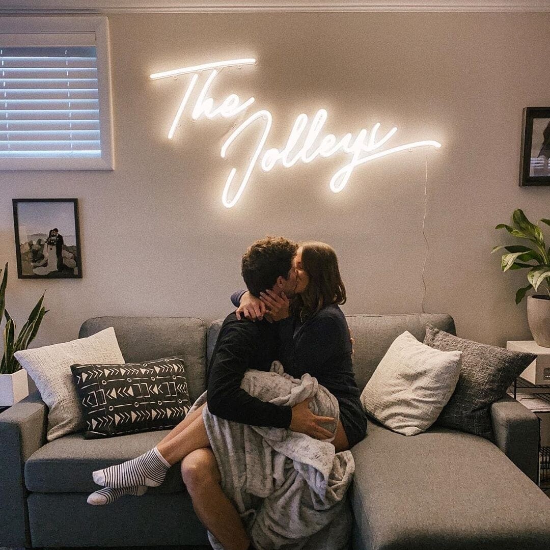 custom name neon sign