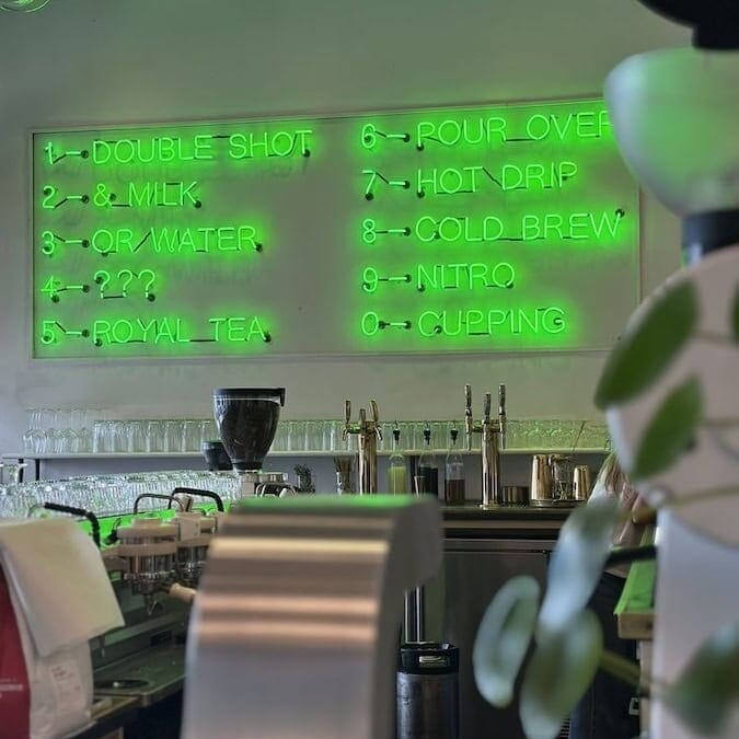 All Day cafe Neon signs in Miami