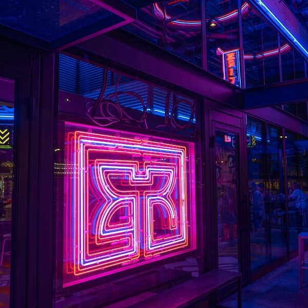 kiss me love me custom glass neon sign