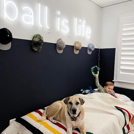 bedroom custom neon sign