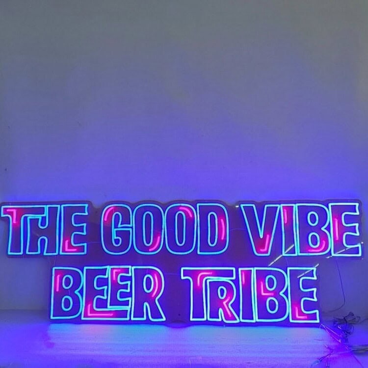 brewery custom led neon sign with multi color
