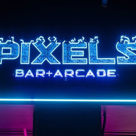 custom led neon sign for arcade and bar