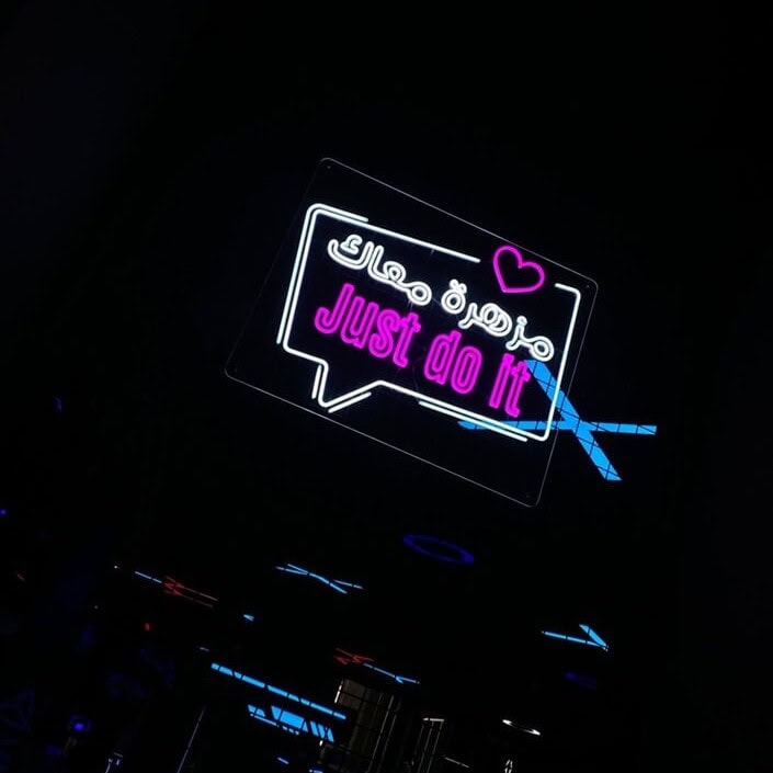 custom led neon sign for arcade indoor gaming store