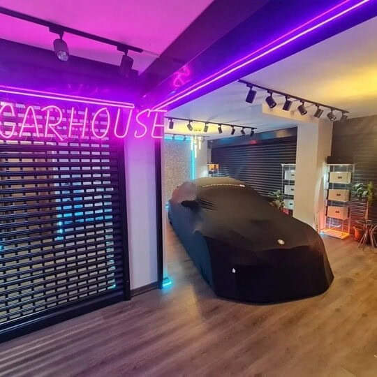 custom neon sign for garage and workshop, auto shop neon sign