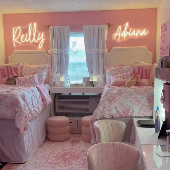 dorm neon sign, teen room led neon sign, name neon sign