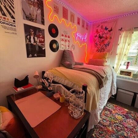 dorm room neon sign wall decor