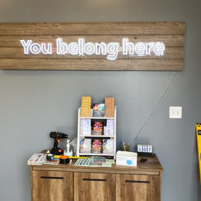 home office neon light