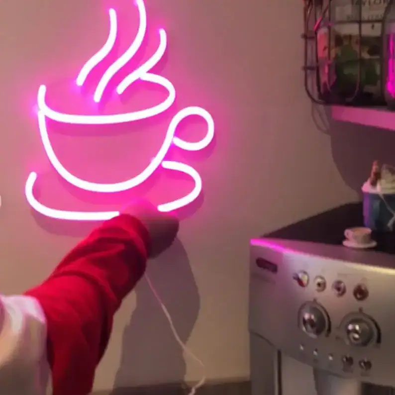 coffee neon sign
