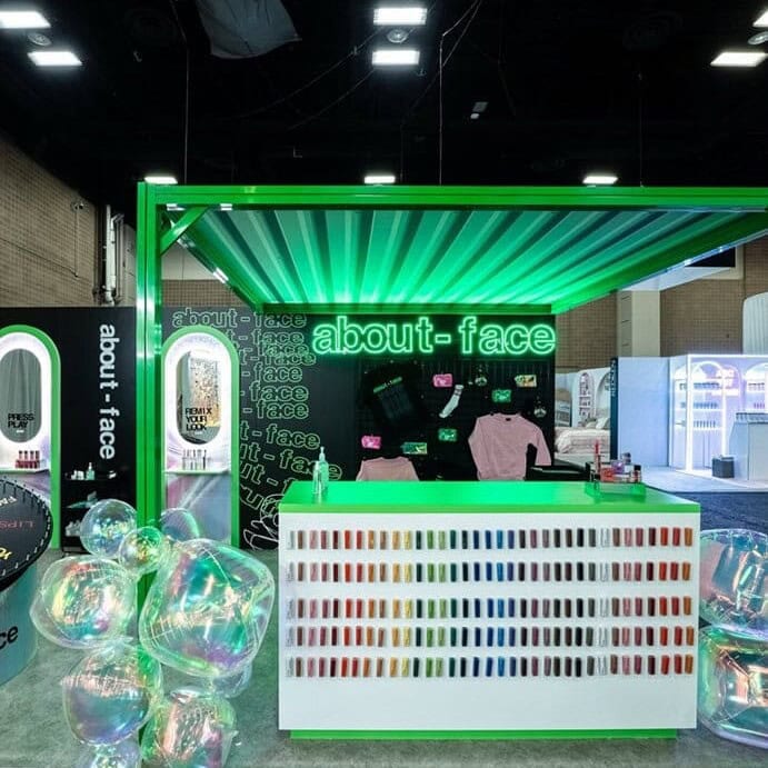 led neon sign for business event booth, trade show decor
