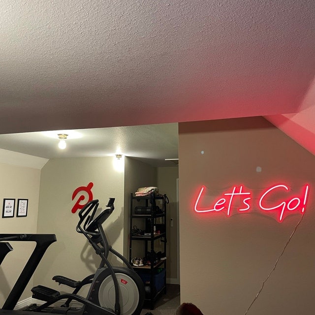 neon sign for home gym custom neon light