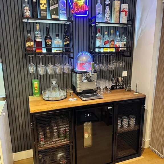 retro custom led neon sign for home bar man space