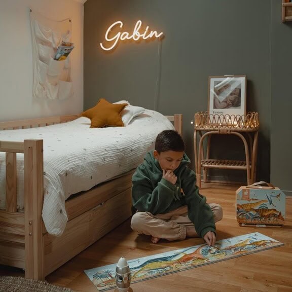 soft white led neon sign for boys room kid room decor