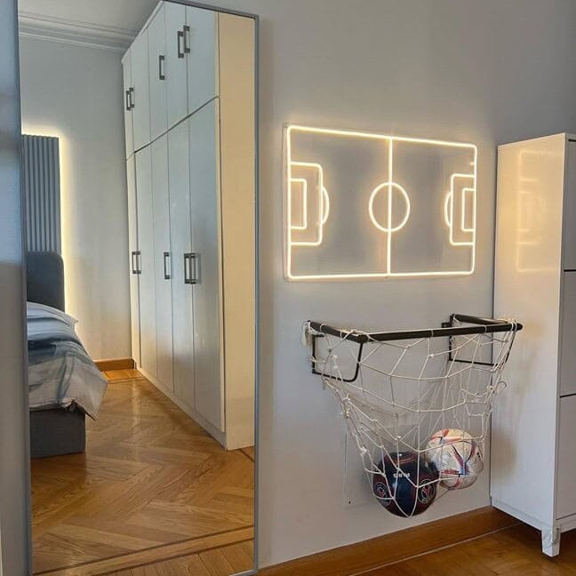 teen bedroom neon sign basket court, led neon sign wall decor