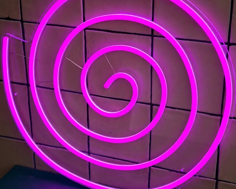 Spiral Circle Abstract neon sign Home Decor Neon Light